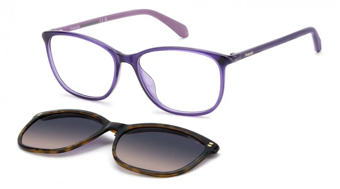 Polaroid PLD D642/C Violet 55/15/125.1 WOMAN Brilmonturen
