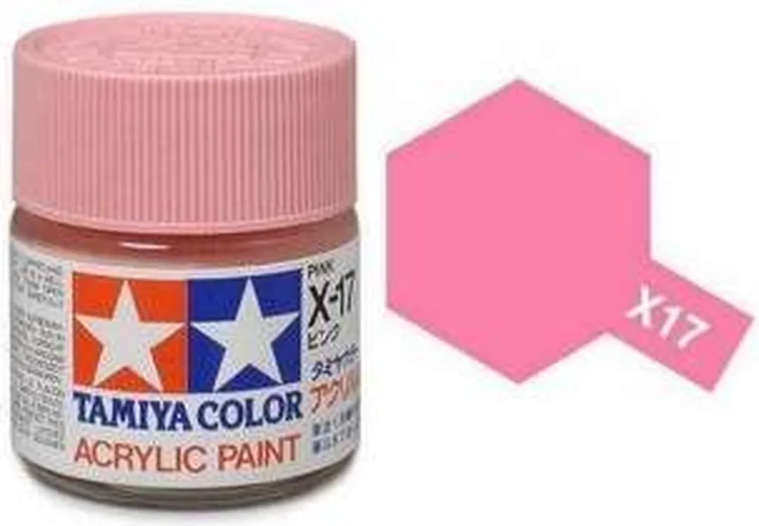 Tamiya X-17 Acrylverf - Roze Gloss - 23ml