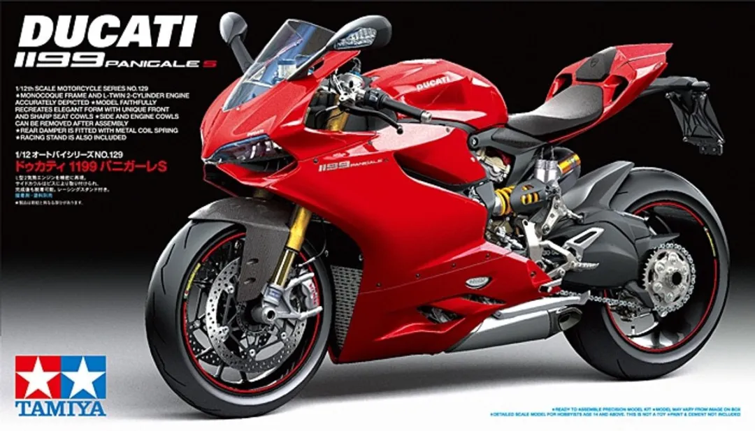 Tamiya 14129 Ducati 1199 Panigale S Modelbouwpakket - 1:12 - Multi