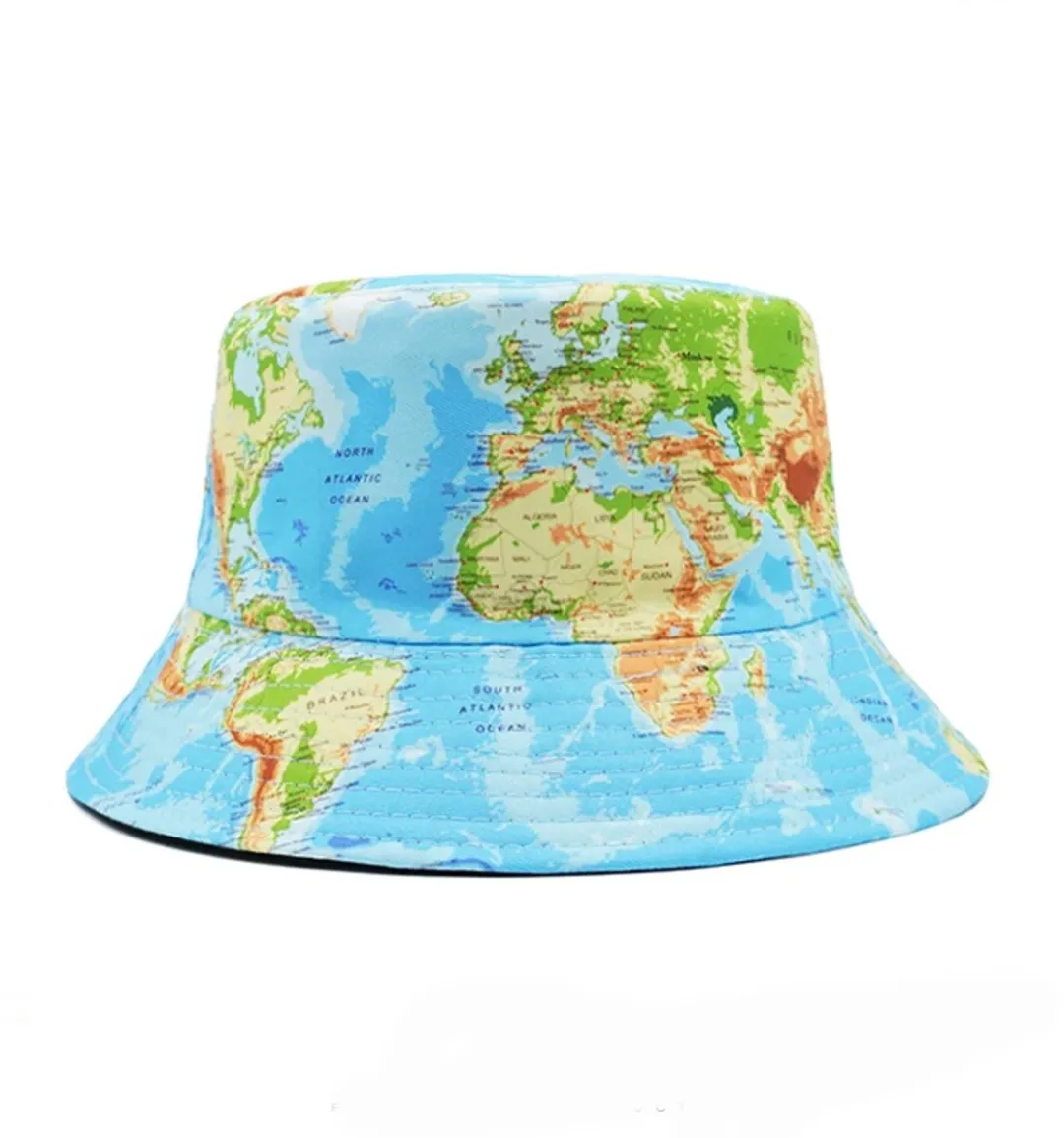 RedParrot Wereldbol Buckethat Hoed