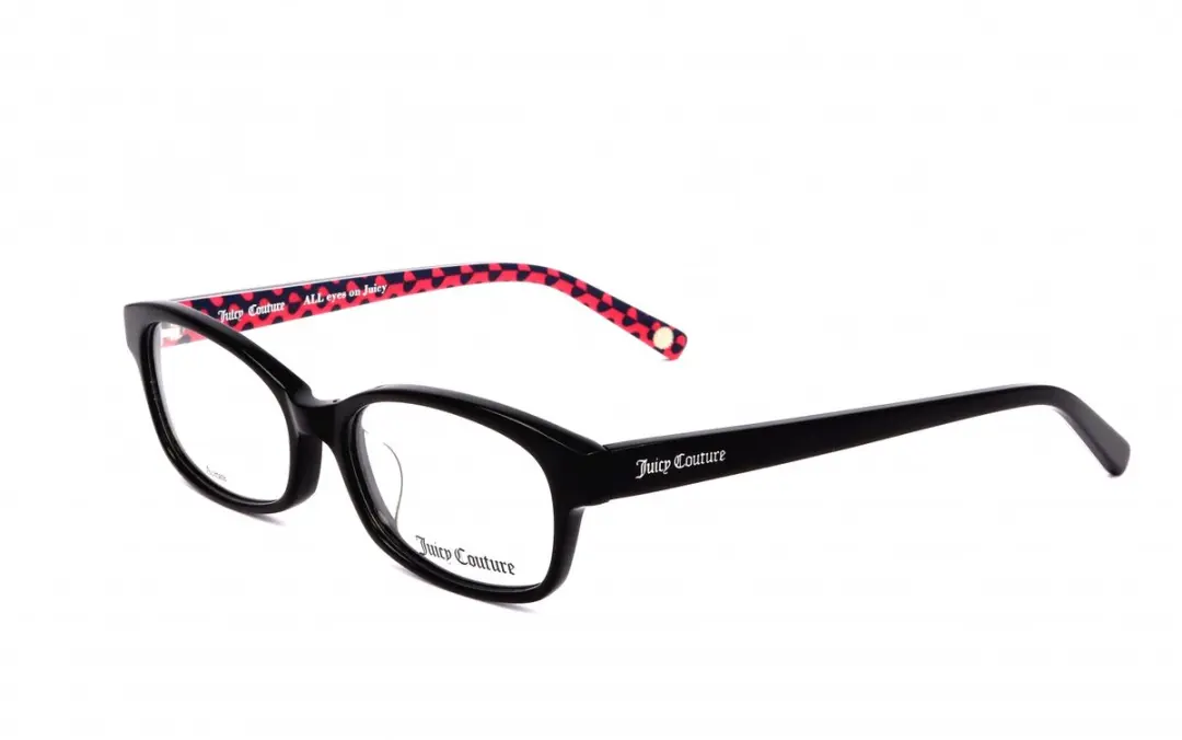Juicy Couture JU 408/F Black pattern 52/16/140 WOMAN Brilmonturen