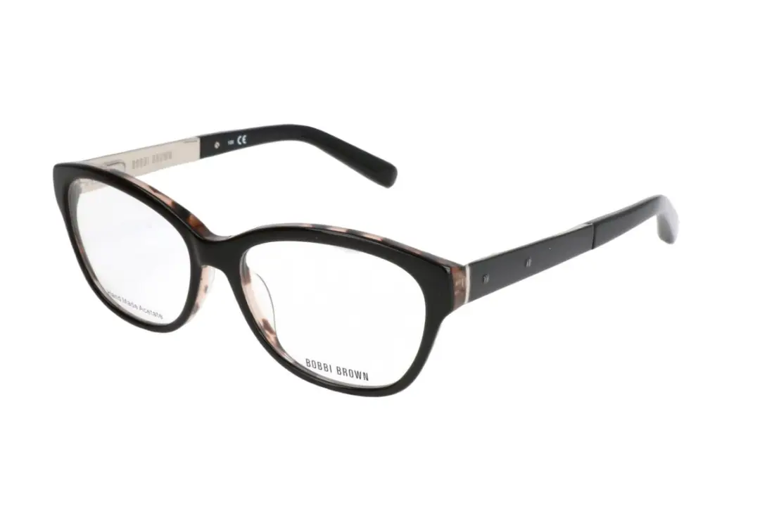 Bobbi Brown THE SCARLETT Black blush tortoise shiny black 52/15/135 WOMAN Brilmo