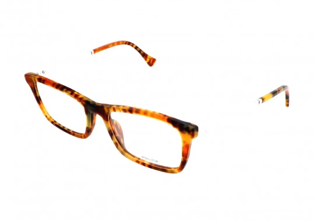 Police VPL262 Matt havana orange 54/19/145 MAN Brilmonturen