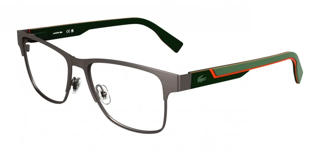 Lacoste L2307MAG-SET N Matte gunmetal 55/16/145 MAN Brilmonturen