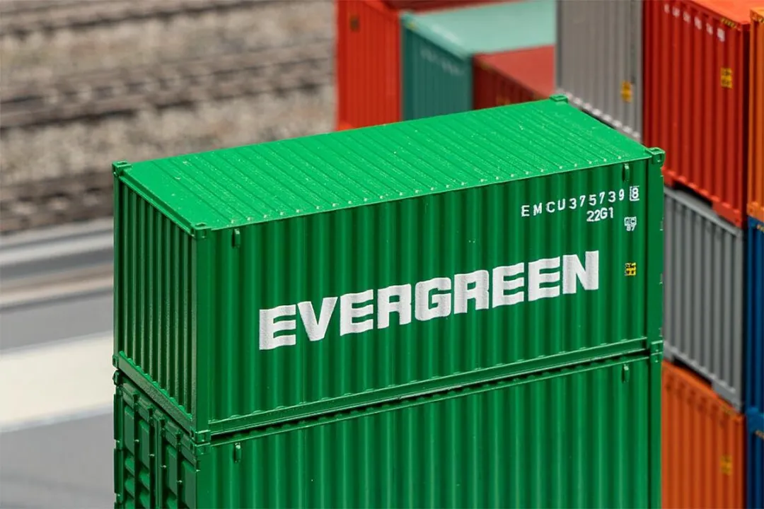 Faller H0 20' Container Evergreen Groen