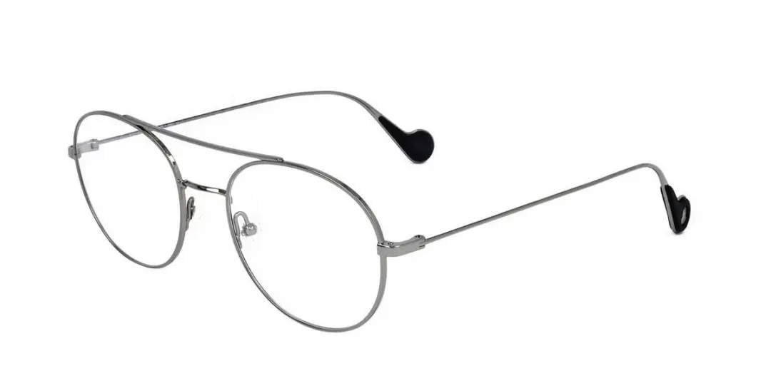 Moncler ML5046 Shiny light ruthenium 53/19/145 UNISEX Brilmonturen