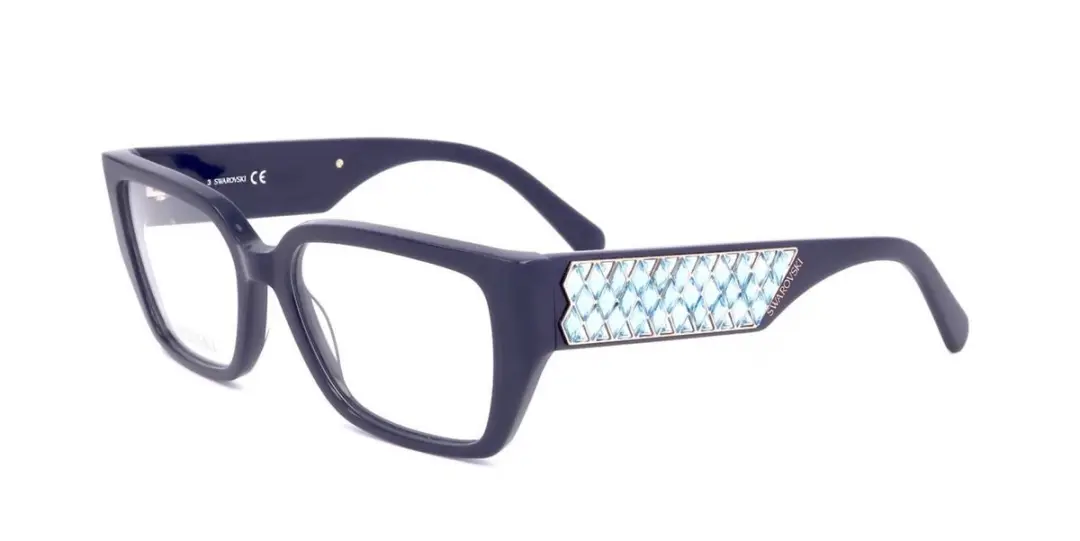 Swarovski SK5446 Shiny blue 54/16/140 WOMAN Brilmonturen