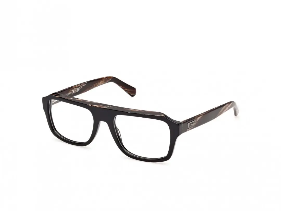 Guess GU50451 Shiny black 54/19/145 MAN Brilmonturen