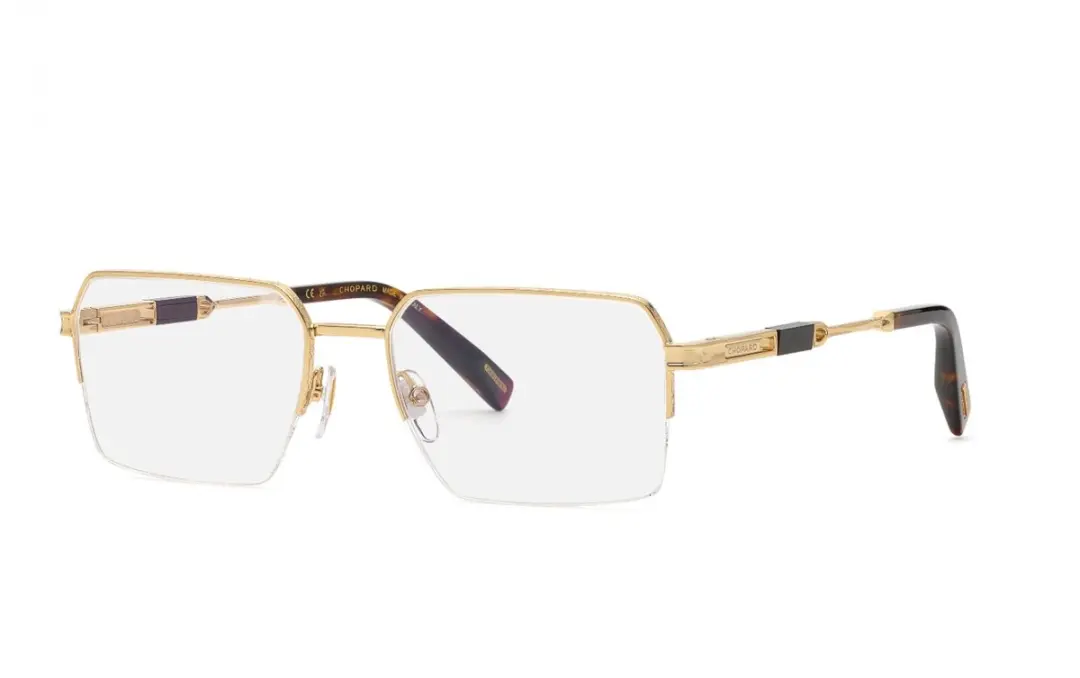 Chopard VCHM37 Oro rose' lucido 57/19/145 MAN Brilmonturen