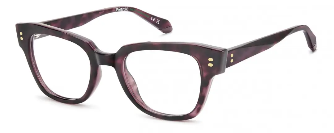 Polaroid PLD D623 Havana violet 48/20/123.2 WOMAN Brilmonturen