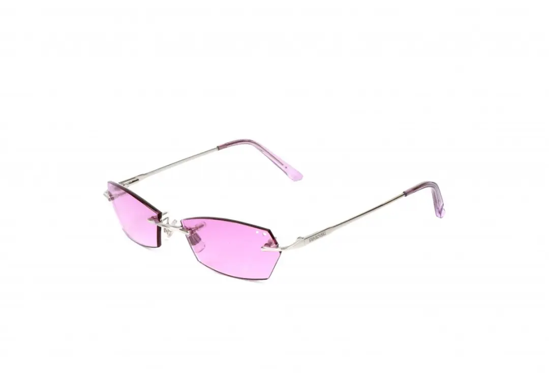 Swarovski SK5015 Shiny palladium and smoke 55/15/135 WOMAN Brilmonturen