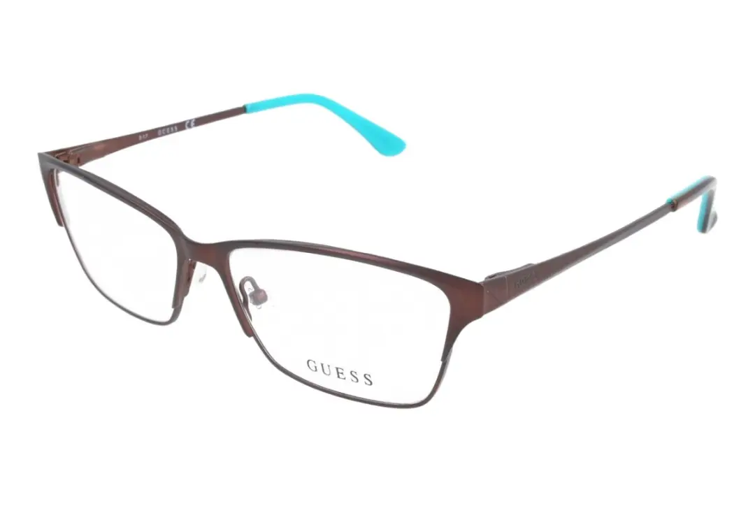 Guess GU2605 Matte dark brown 55/14/140 WOMAN Brilmonturen