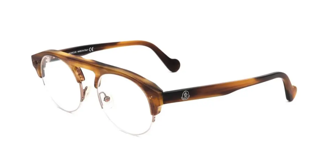 Moncler ML5016 Light brown 49/21/150 MAN Brilmonturen