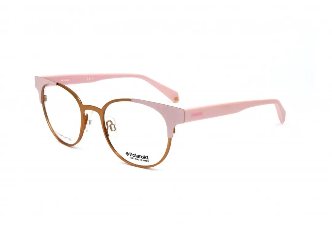 Polaroid PLD D341 Pink gold 50/19/150 UNISEX Brilmonturen
