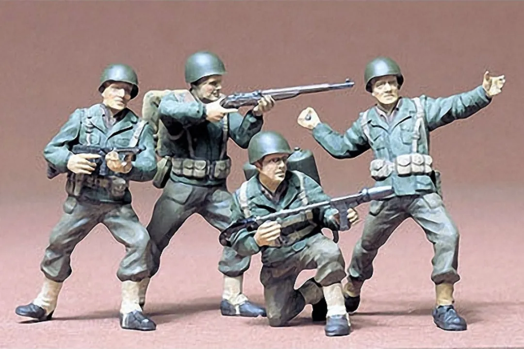 Tamiya US Army Infantry Figuren-Set 35013 - 1:35 - 4 Stuks
