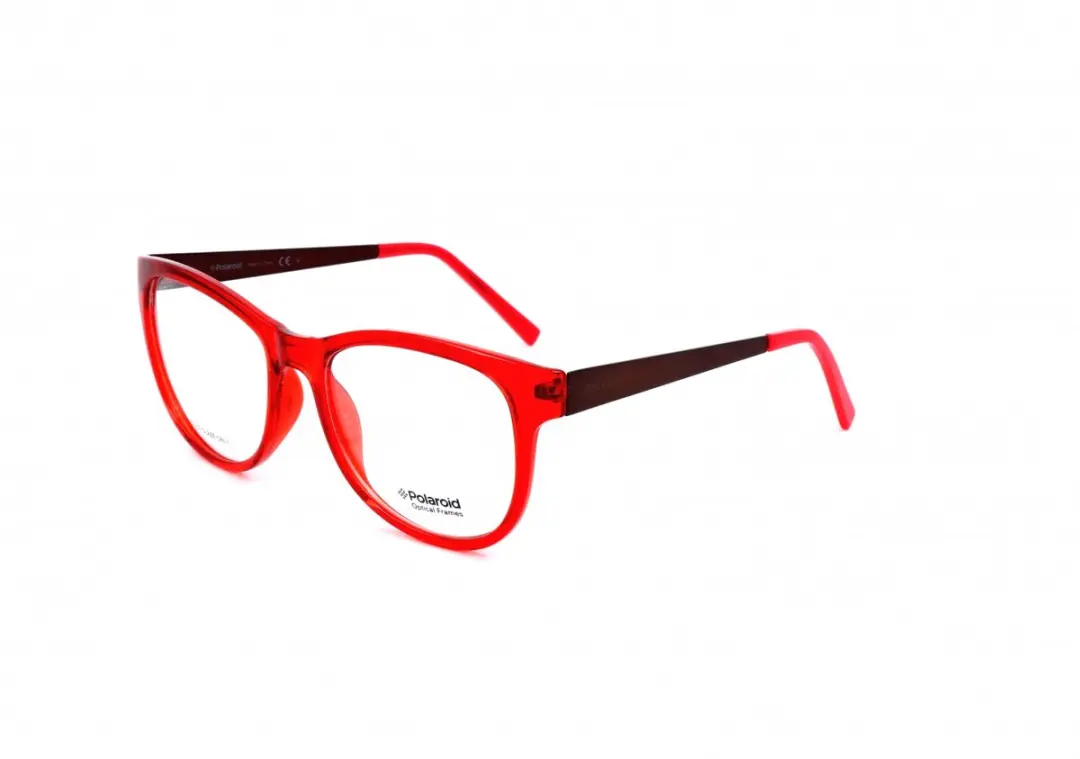 Polaroid PLD 3S 006 Transparent red matt brown 53/18/140 WOMAN Brilmonturen