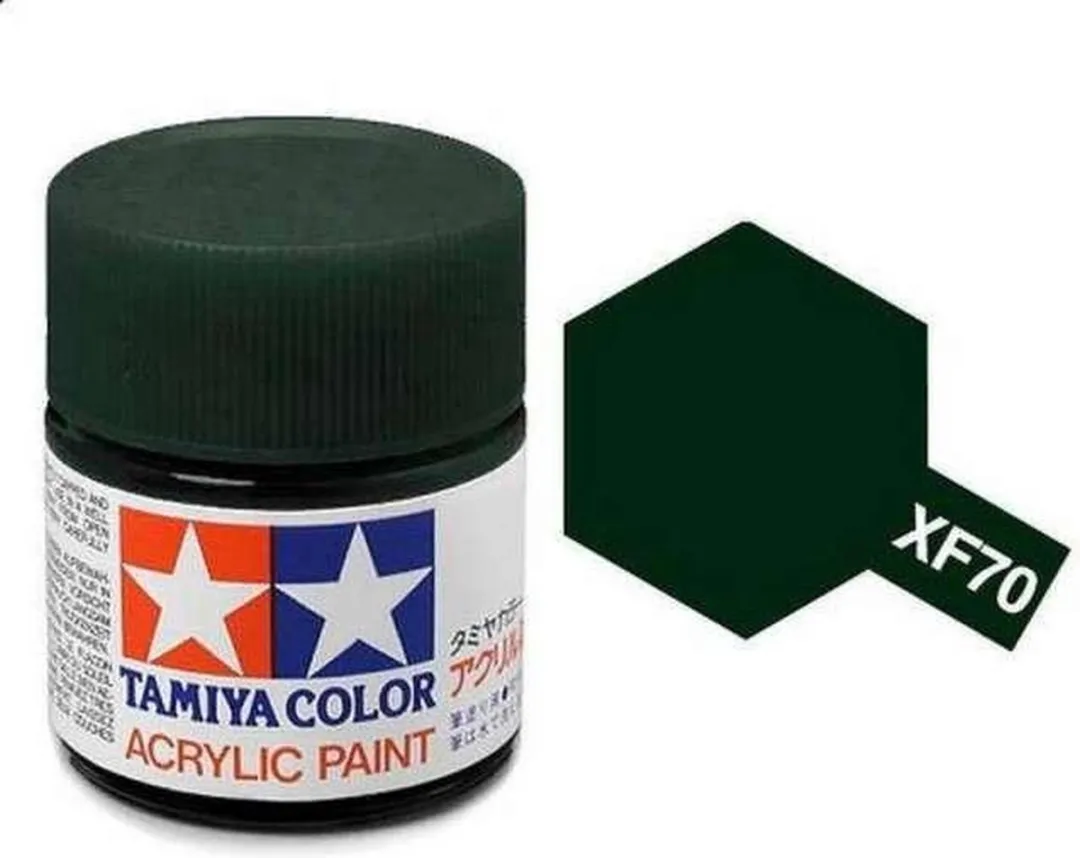 Tamiya Acrylverf XF-70 Dark Green 23ml
