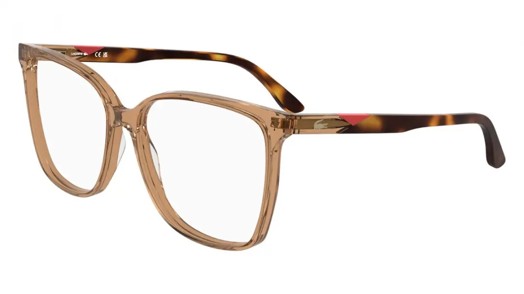 Lacoste L2989 Transparent light brown 58/15/145 WOMAN Brilmonturen