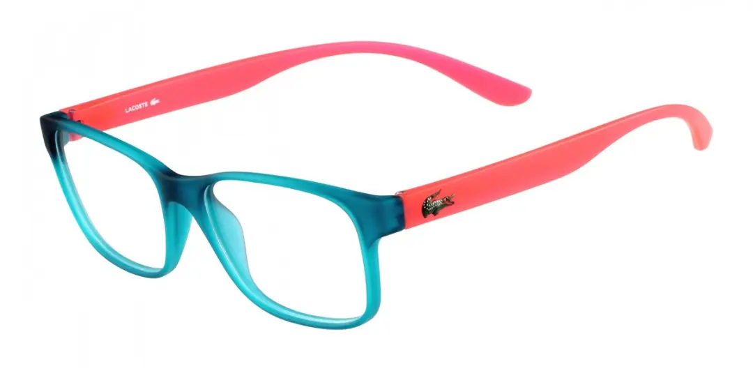 Lacoste L3804B N Aqua matte w/star phospho t 51/16/135 CHILD Brilmonturen