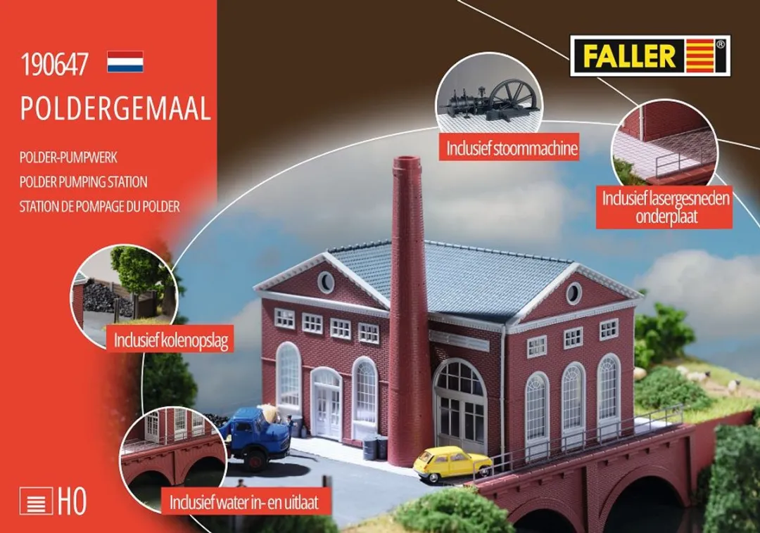 Faller 190647 Poldergemaal Diorama