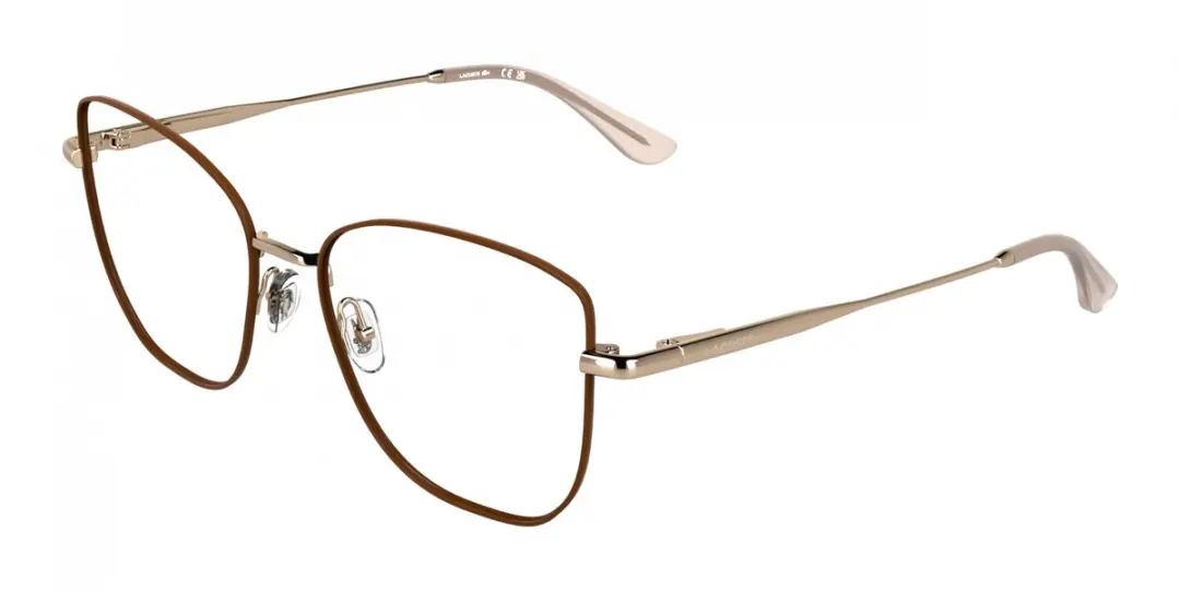 Lacoste L2323 Rose gold/brown 54/17/140 WOMAN Brilmonturen