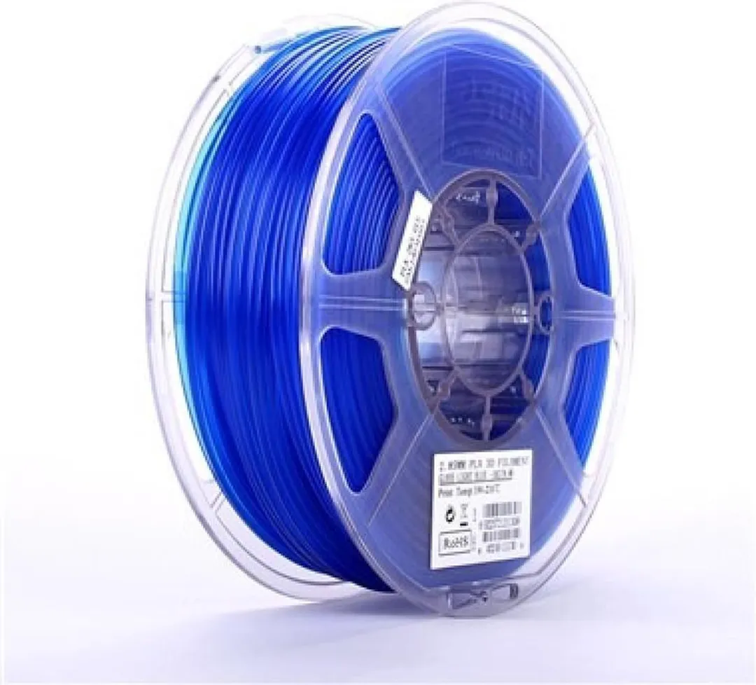ESUN PLA Filament 1.75mm Transparant Blauw 1kg