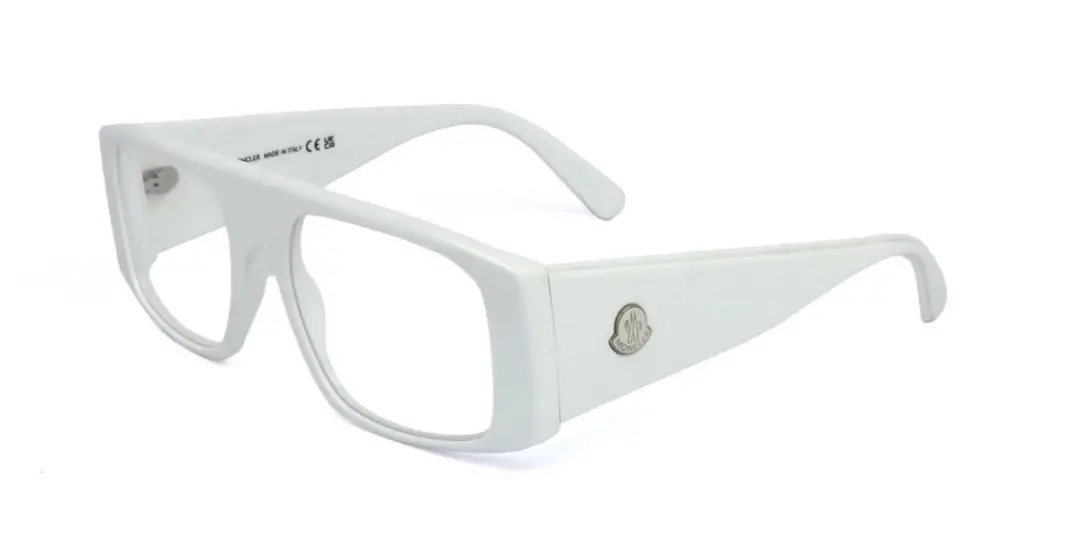 Moncler ML5186 White 55/18/140 UNISEX Brilmonturen