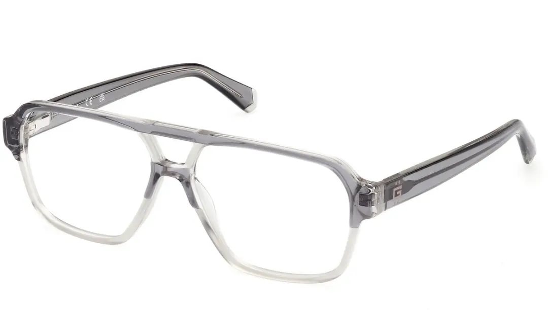 Guess GU50093 Shiny grey 56/13/145 MAN Brilmonturen