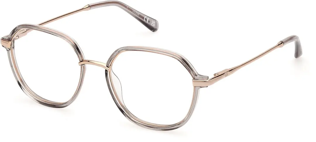 Guess GU50098 Shiny grey 50/18/145 MAN Brilmonturen