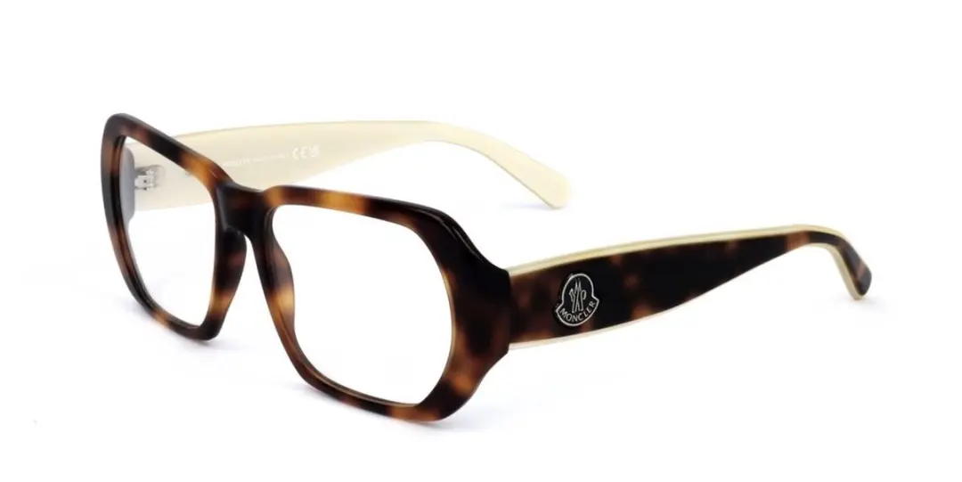 Moncler ML5197 Dark havana 54/16/140 WOMAN Brilmonturen