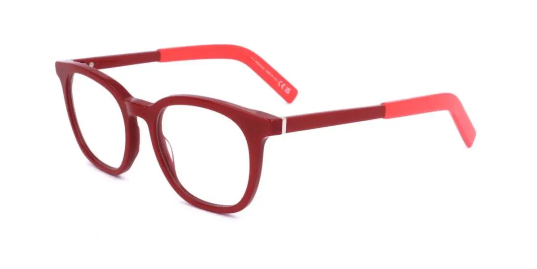 Moncler ML5207 Shiny red 50/19/145 UNISEX Brilmonturen