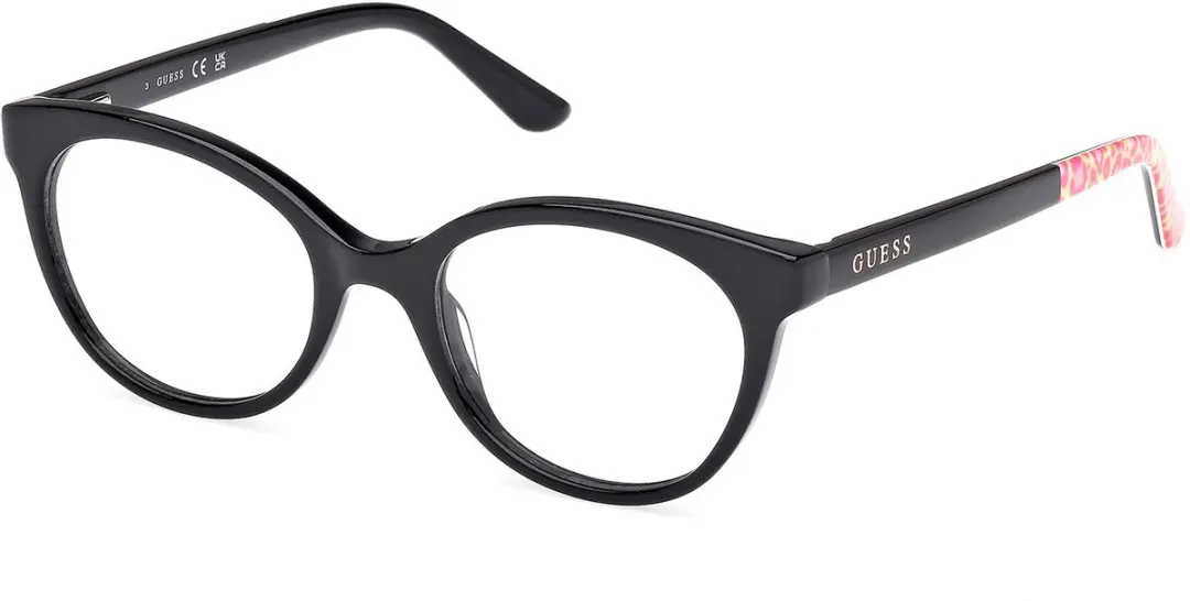 Guess GU50267 SHINY BLACK 46/17/130 Kind Brilmonturen