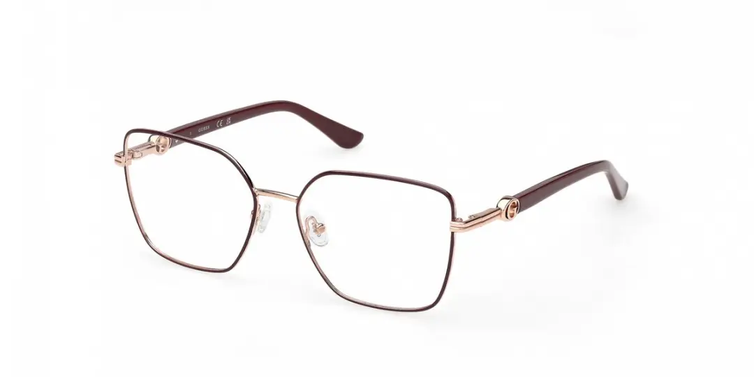 Guess GU50313 Shiny bordeaux 55/16/140 WOMAN Brilmonturen