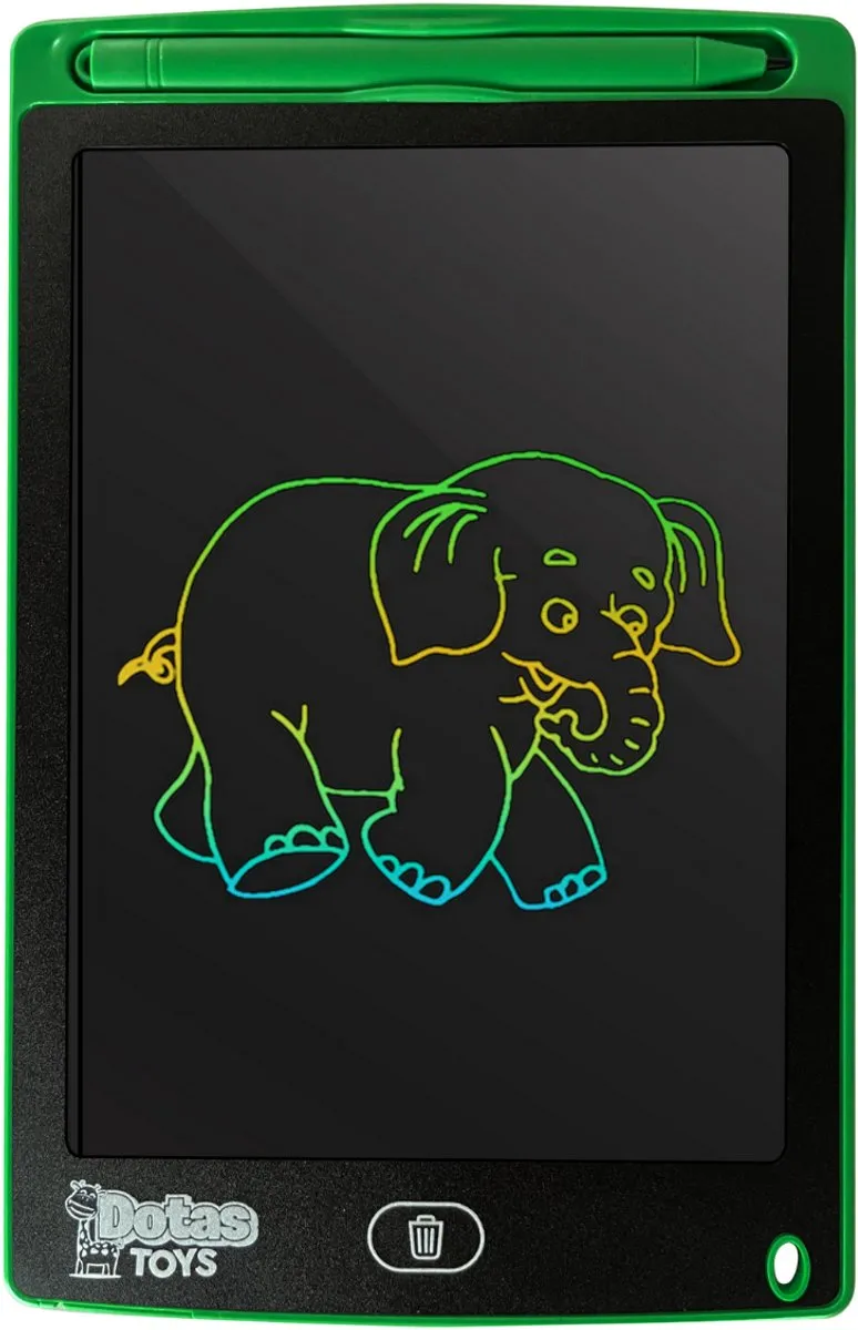 DotasToys® Tekentablet - LCD Tablet met Kleurenscherm voor Kinderen - Kindertablet - Tekenbord & Schrijfbord met Scherm Speelgoed - Keer op keer Tekenen & Schrijven