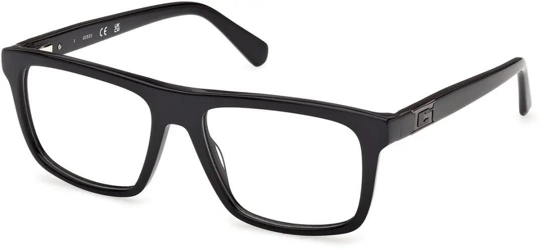 Guess GU50369 Shiny black 55/17/145 MAN Brilmonturen