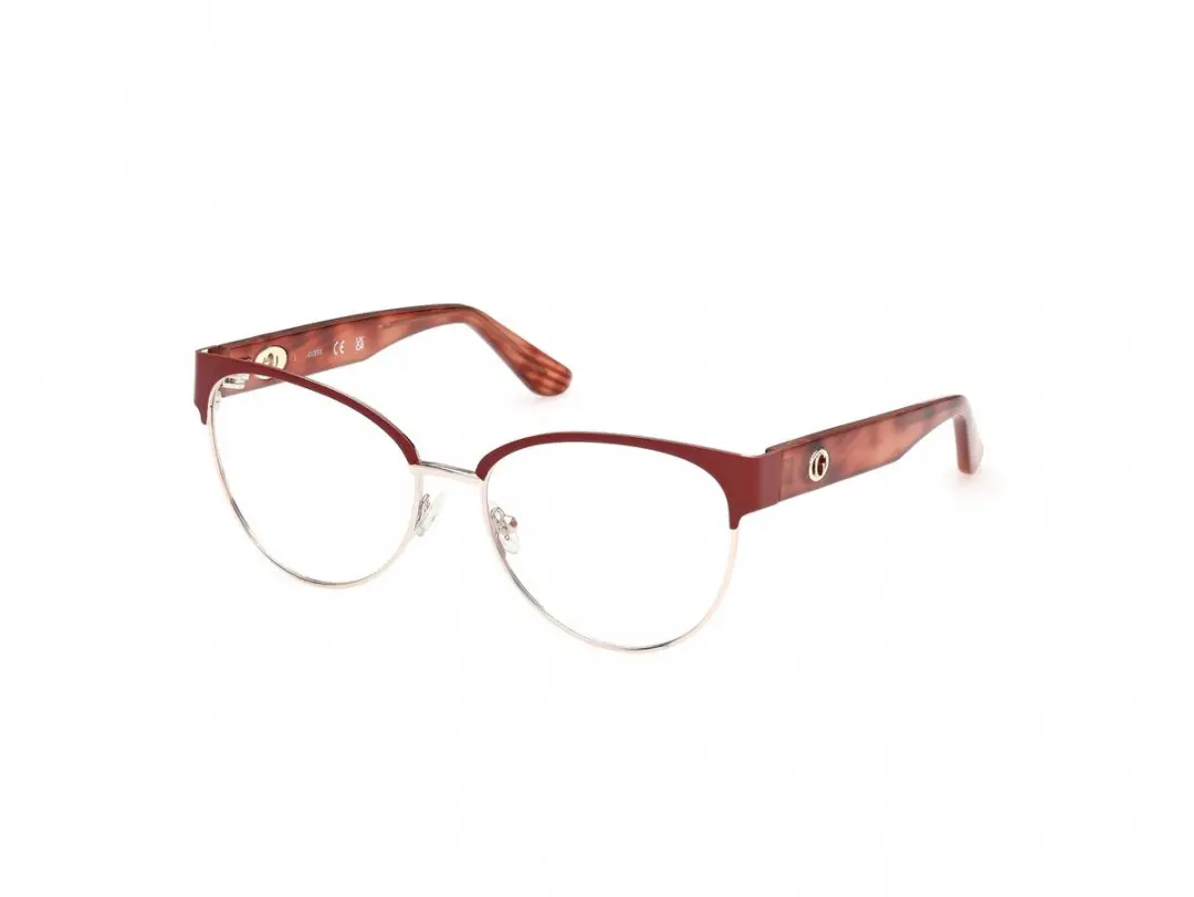 Guess GU50382 Matte dark red 55/16/140 WOMAN Brilmonturen
