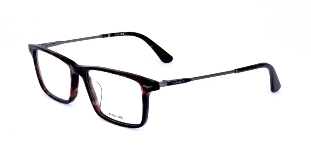Police VPLD92 Shiny dark havana 53/16/145 MAN Brilmonturen