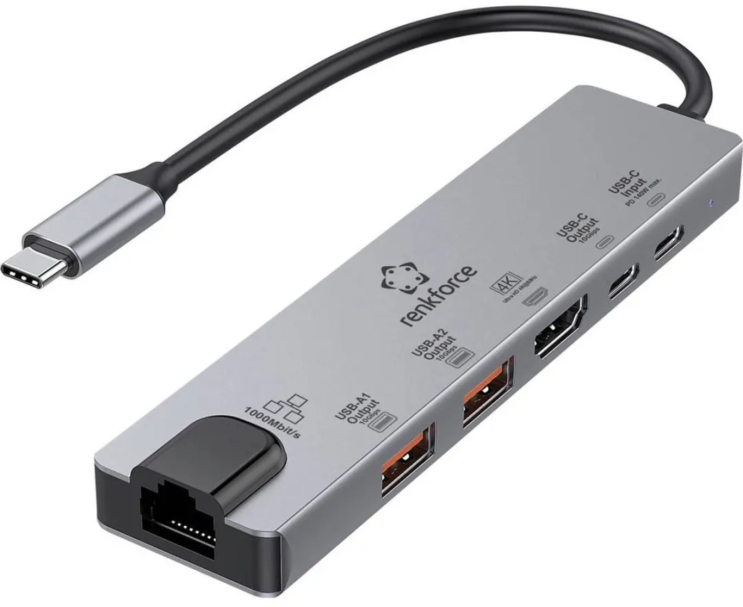 Renkforce RF-6649662 USB-C Dockingstation