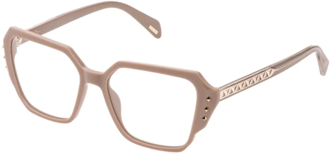 Police VPLR20 Beige cipria pieno lucido 53/16/140 WOMAN Brilmonturen