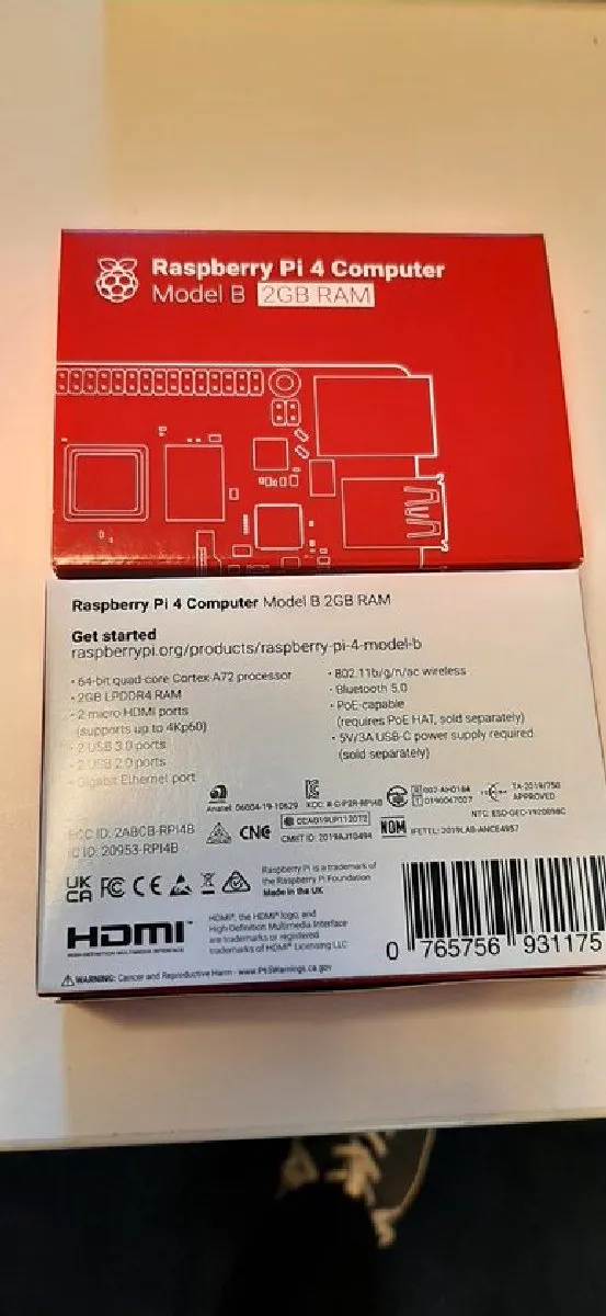 Raspberry Pi 4B 2GB - RS765756931175