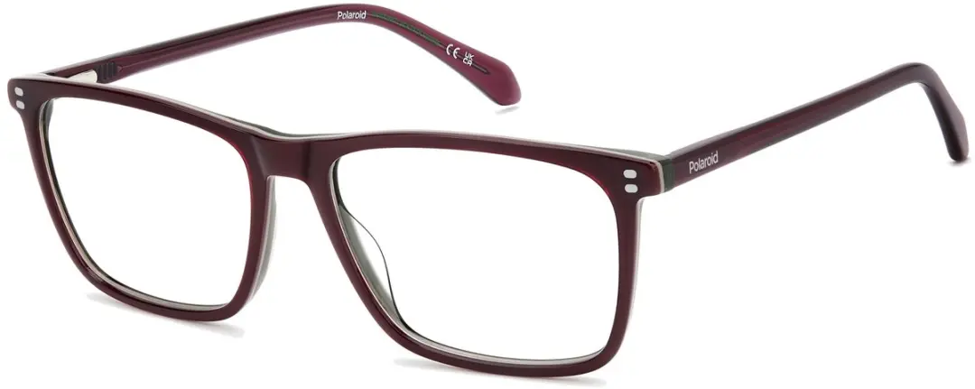 Polaroid PLD D610 Burgundy 2 58/17/150 MAN Brilmonturen