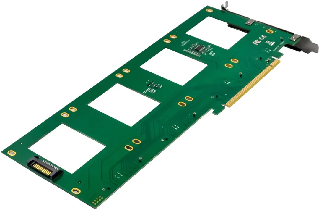 InLine PCIe Kaart naar 4x U.2 NVMe SFF-8639 - 76660R - afbeelding 6 van 6