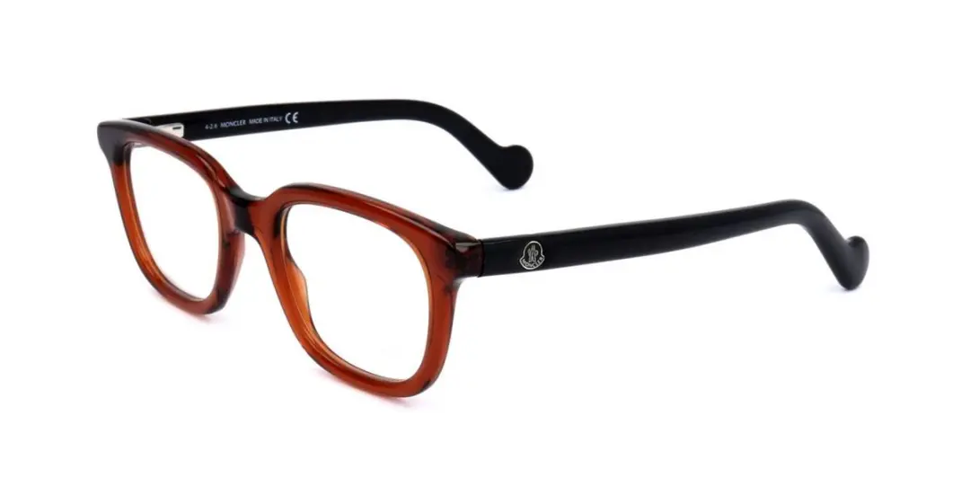 Moncler ML5003 Shiny dark brown 50/22/145 MAN Brilmonturen
