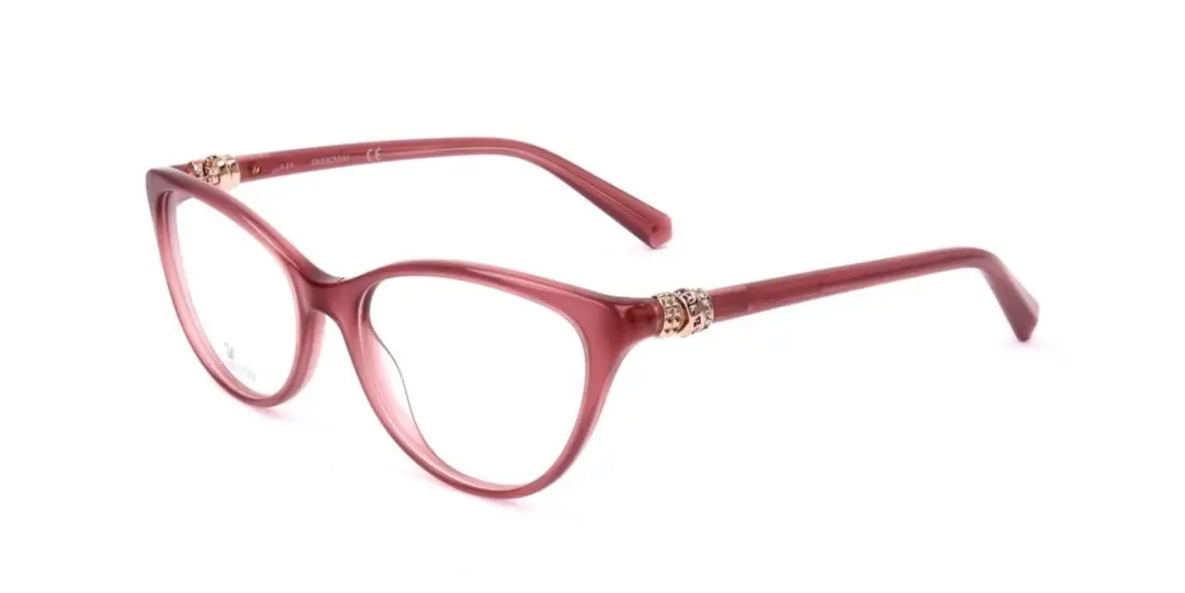 Swarovski SK5244 Shiny pink 53/16/140 WOMAN Brilmonturen