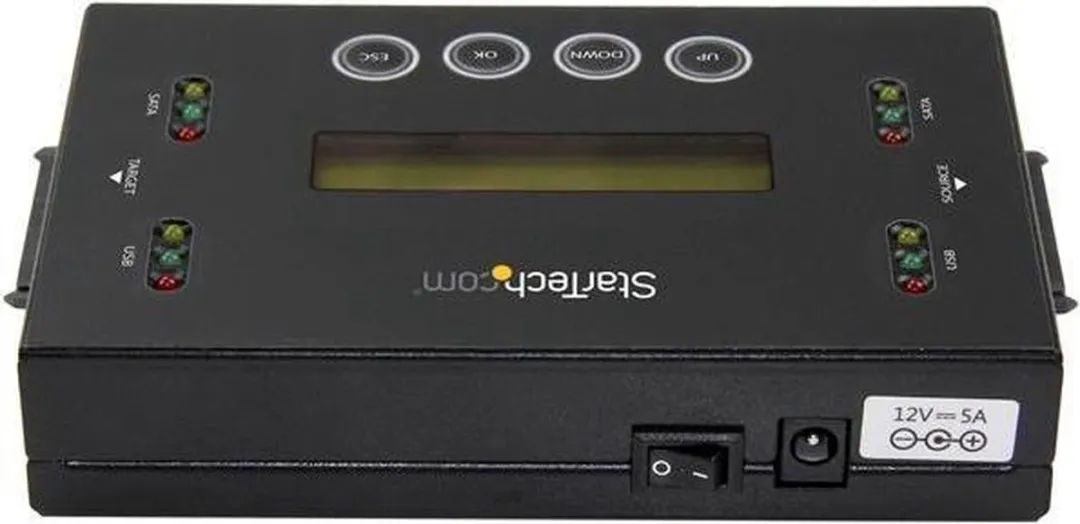 Startech SU2DUPERA11 Schijfduplicator & Wisser - USB/SATA - Zwart