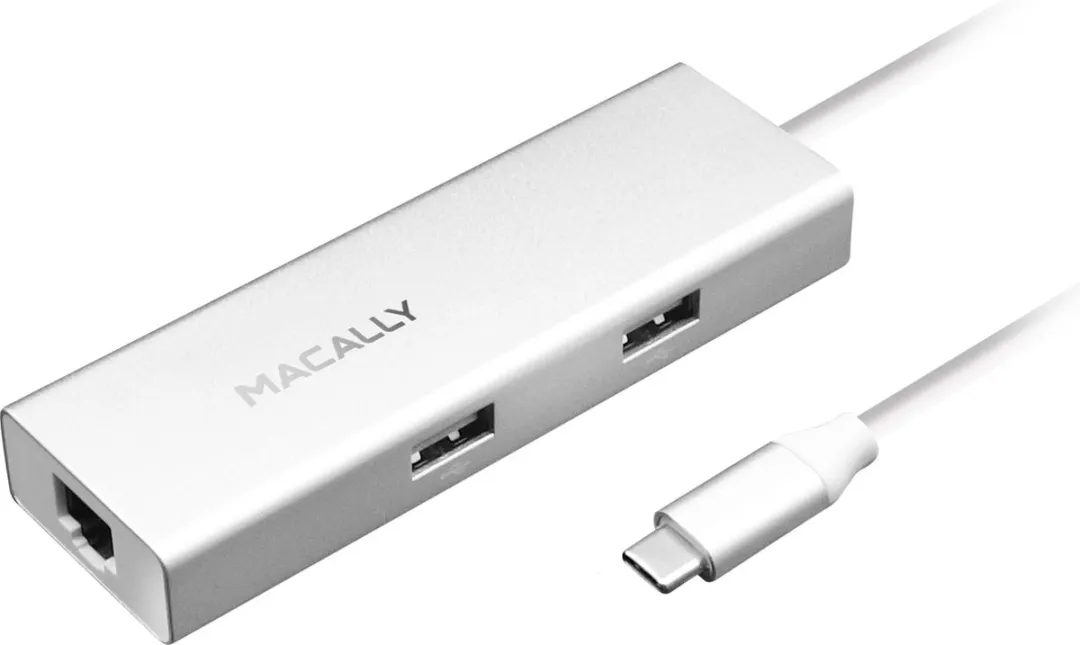 Macally UCDOCK USB-C Hub 6-in-1 - Zilver - afbeelding 6 van 6