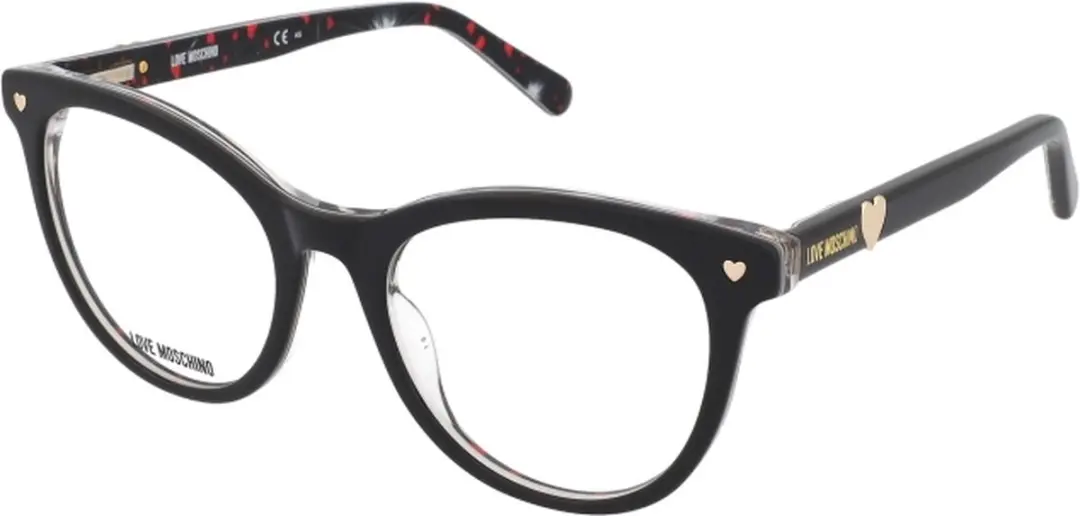 Love Moschino MOL592 7RM - Glasdiameter 51 - Zwart - afbeelding 3 van 4