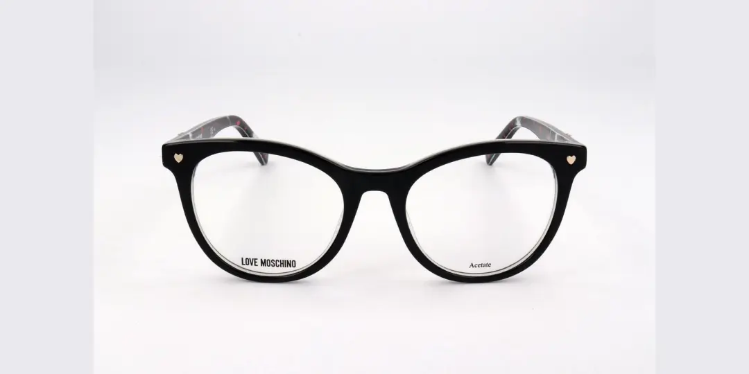 Love Moschino MOL592 7RM - Glasdiameter 51 - Zwart - afbeelding 2 van 4