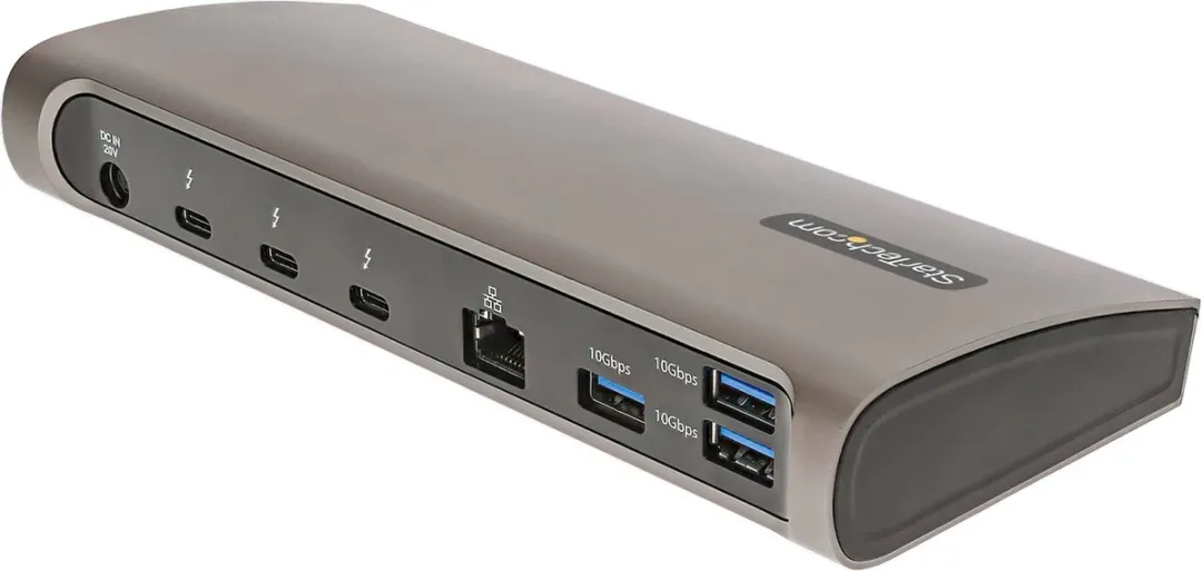 Startech TB4CDOCKUE USB-C Dock - 4x USB-C/Thunderbolt 4 - Zwart