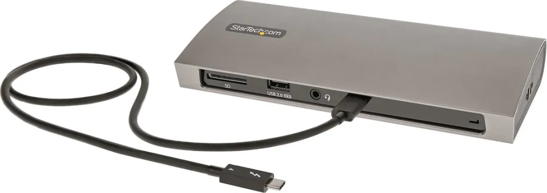 Startech TB4CDOCKUE USB-C Dock - 4x USB-C/Thunderbolt 4 - Zwart